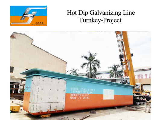 Zinc Kettle Pot Tank Supplier Hot Dip Galvanizing Production Line Equipment Manufacture High Quality Furnace Burner