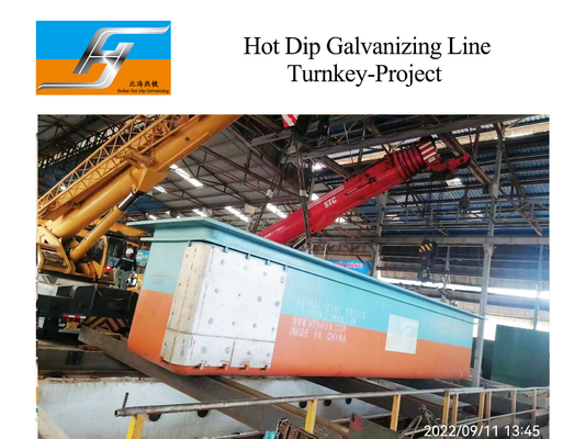 Zinc Kettle Pot Tank Supplier Hot Dip Galvanizing Production Line Equipment Manufacture High Quality Furnace Burner