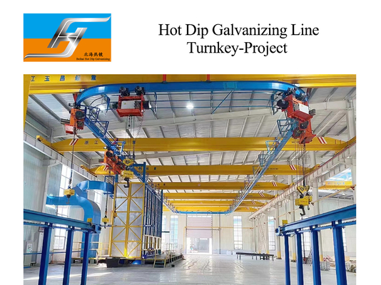 Full Automatic Hot Dip Galvanizing Equipment Production Line Turnkey Project
