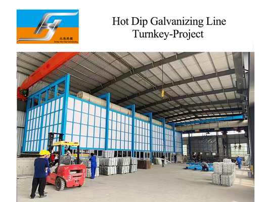 Industrial Automatic Hot Dip Galvanizing Plant Production Line Turnkey Project