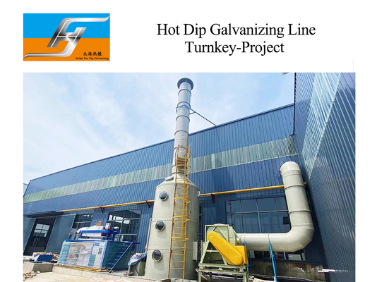 Industrial Automatic Hot Dip Galvanizing Plant Production Line Turnkey Project