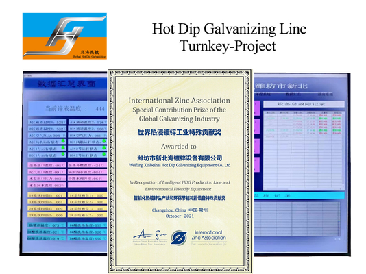 Industrial Automatic Hot Dip Galvanizing Plant Production Line Turnkey Project