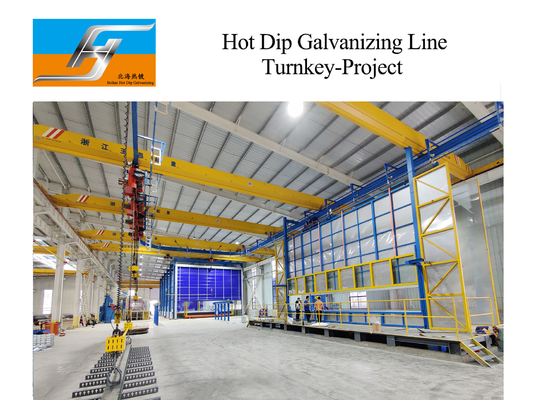 Industrial Automatic Hot Dip Galvanizing Plant Production Line Turnkey Project