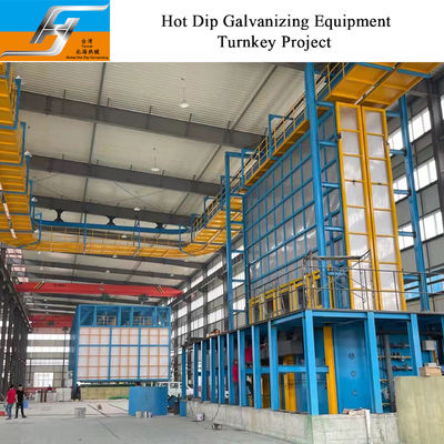 Environmental Friendly Hot Dip Galvanizing Furnace Equipment Production Line Galvanizing White Fume Treatment Supplier