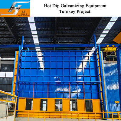 Enclosures On The Furnace Hot Dip Galvanizing Equipment Production Line Galvanizing White Fume Treatment Supplier