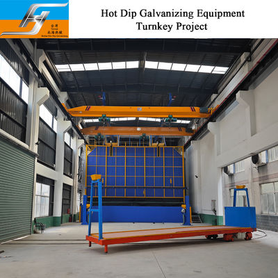 Enclosures On The Furnace Hot Dip Galvanizing Equipment Production Line Galvanizing White Fume Treatment Supplier