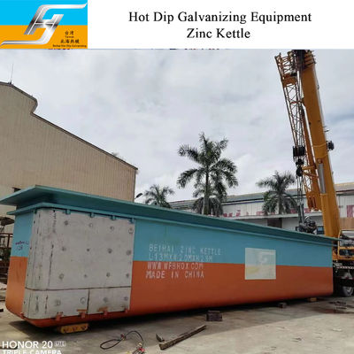 High Quality Zinc Kettle for Hot Dip Galvanizing Plant Equipment Production Line One Stop Service Best Provider Supplier
