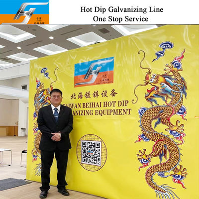 Customized Hot Dip Galvanizing Line with High-Velocity Pulse Firing System and Supplymentary Equipment