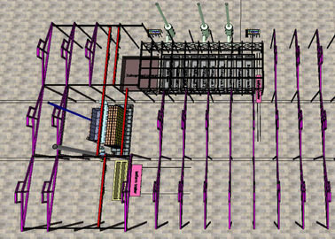 Custom  L Type Hot Dip Galvanizing Production Line Plant Workshop One Stop Service