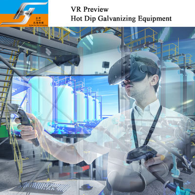 VR Preview Hot Dip Galvanizing Production Line Supplier Manufacture Furnace Burner Zinc Kettle Pot Tank Supplier