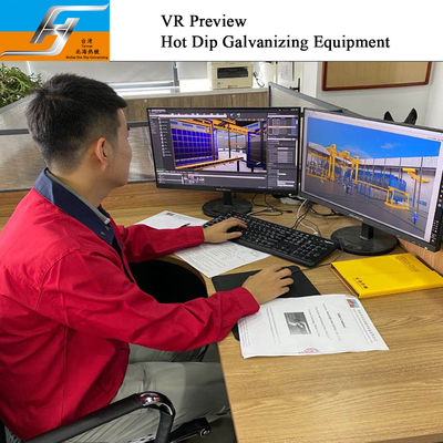 VR Preview Hot Dip Galvanizing Production Line Supplier Manufacture Furnace Burner Zinc Kettle Pot Tank Supplier