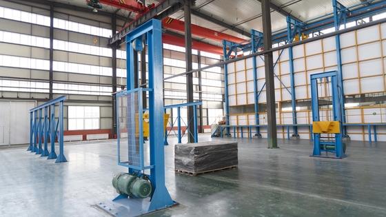 Hot Dip Galvanizing Encapsulated Pre - Treatment Protection Enclosed Pre - Treatment Workshop For Turnkey Project