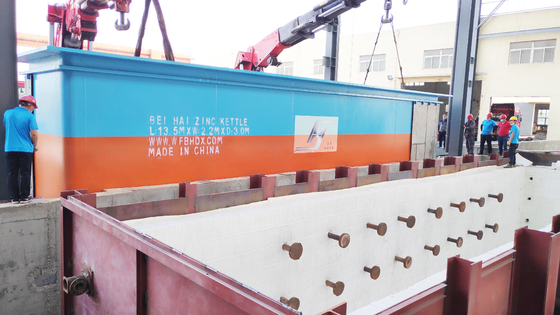 Hot Dip Galvanizing Turnkey Project Furnace Residual Heat Recovery System For Fluxing And Degreasing Tank