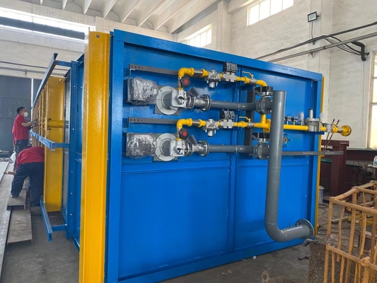 High Velocity Pulse Fired Hot Dip Galvanizing Furnace Burner For Zinc Kettle