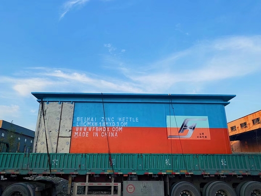 Industrial Furnace Zinc Kettle Pot Tank For Hot Dip Galvanizing Line Equipment