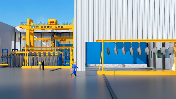 Industrial Automatic Hot Dip Galvanizing Plant Production Line Turnkey Project