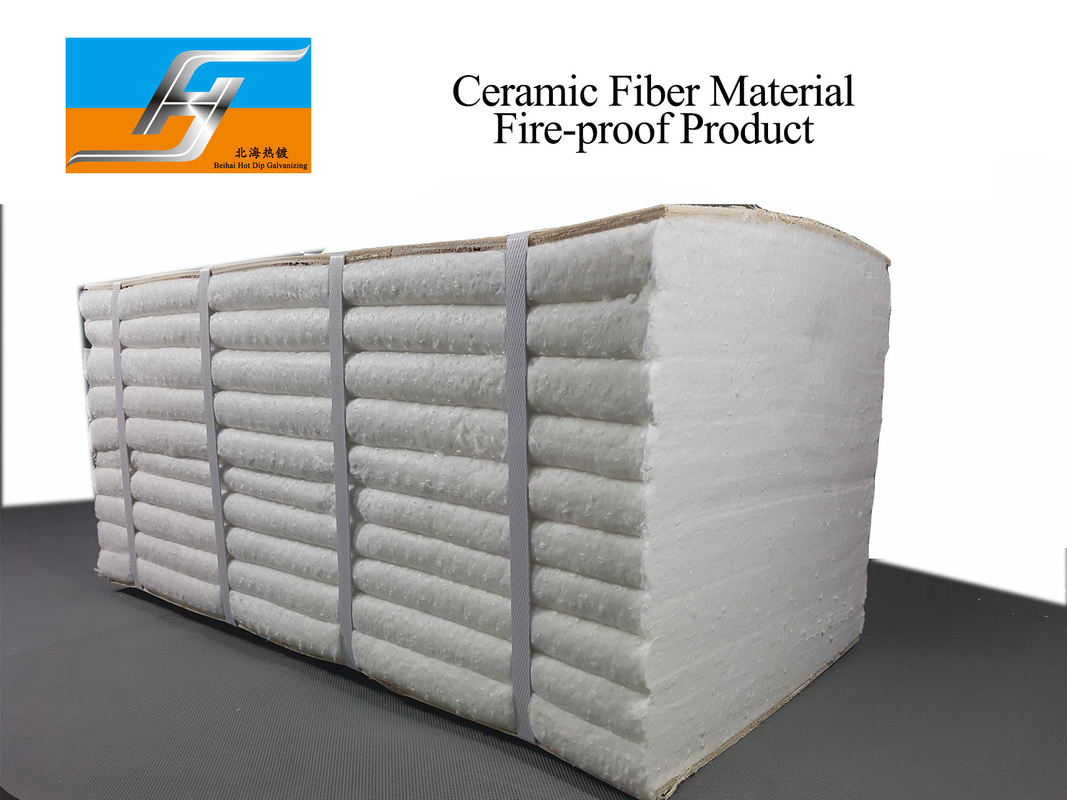 Fire Proof Ceramic Fiber Products Filling Material Hot Dip Galvanizing Furnace