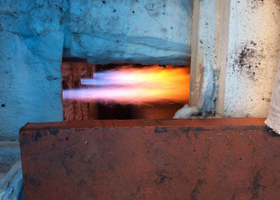 Gas Fired High Velocity Pulse Combustion System U - Shape Steel Structure Furnace