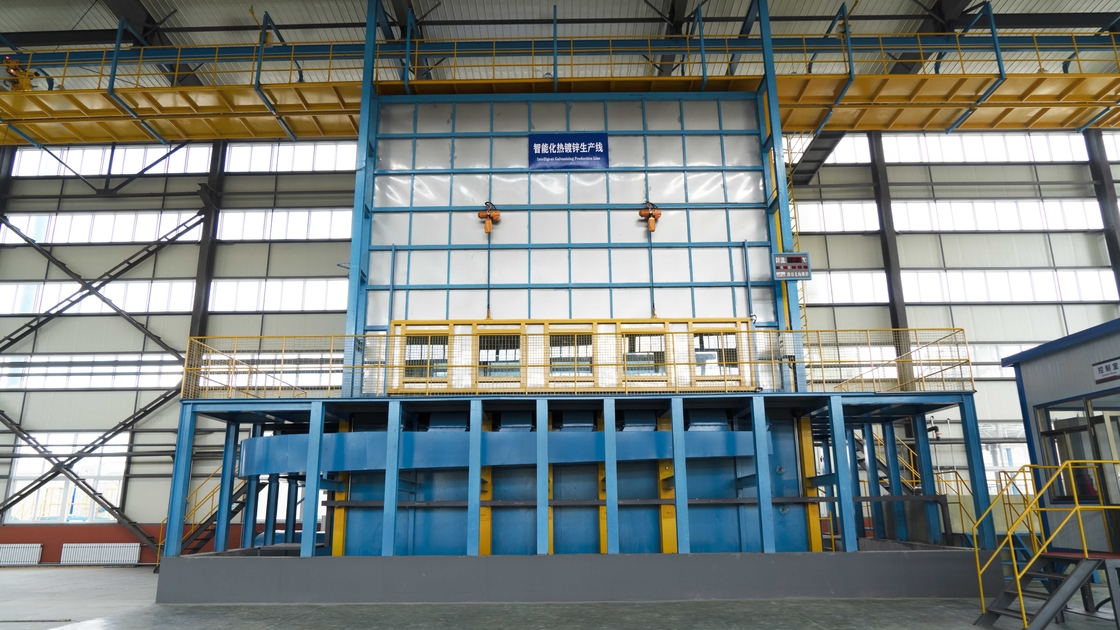 Hot Dip Galvanizing Energy Saving Enclosures On The Furnace Enclosures Fixed Hood Above Zinc Kettle For Turnkey Project