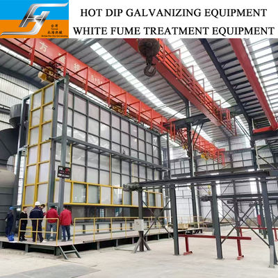 ประสิทธิภาพสูง สะดวกต่อสิ่งแวดล้อม Hot Dip Galvanizing Line กับ Smart Control Zinc Kettle Oven